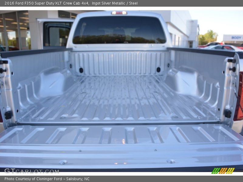 Ingot Silver Metallic / Steel 2016 Ford F350 Super Duty XLT Crew Cab 4x4