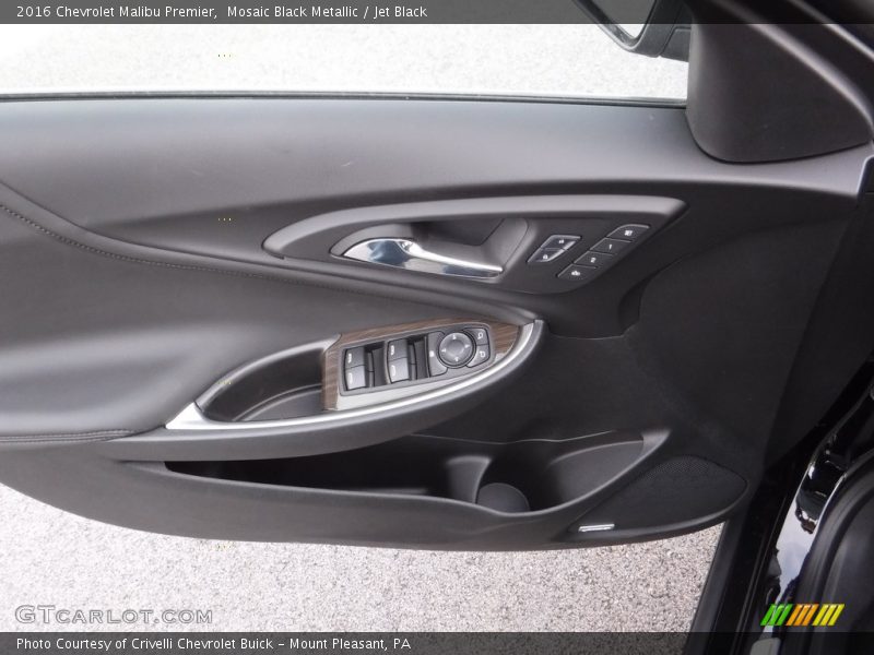 Mosaic Black Metallic / Jet Black 2016 Chevrolet Malibu Premier