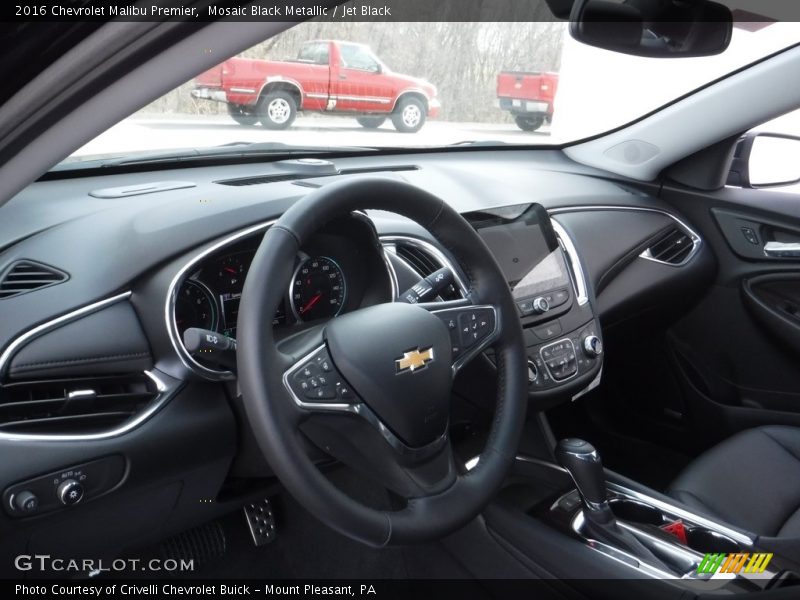 Mosaic Black Metallic / Jet Black 2016 Chevrolet Malibu Premier