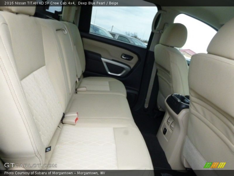 Deep Blue Pearl / Beige 2016 Nissan TITAN XD SV Crew Cab 4x4