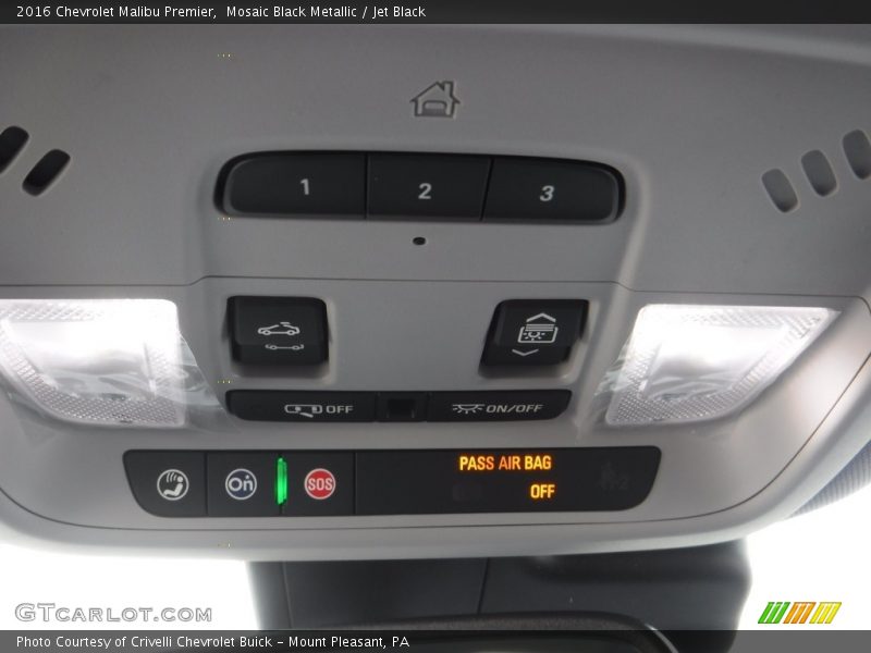 Mosaic Black Metallic / Jet Black 2016 Chevrolet Malibu Premier