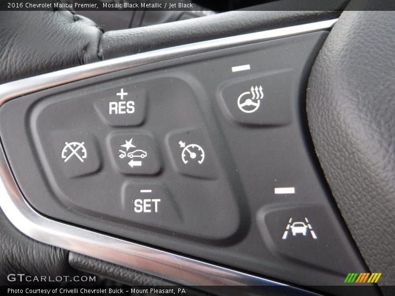 Controls of 2016 Malibu Premier