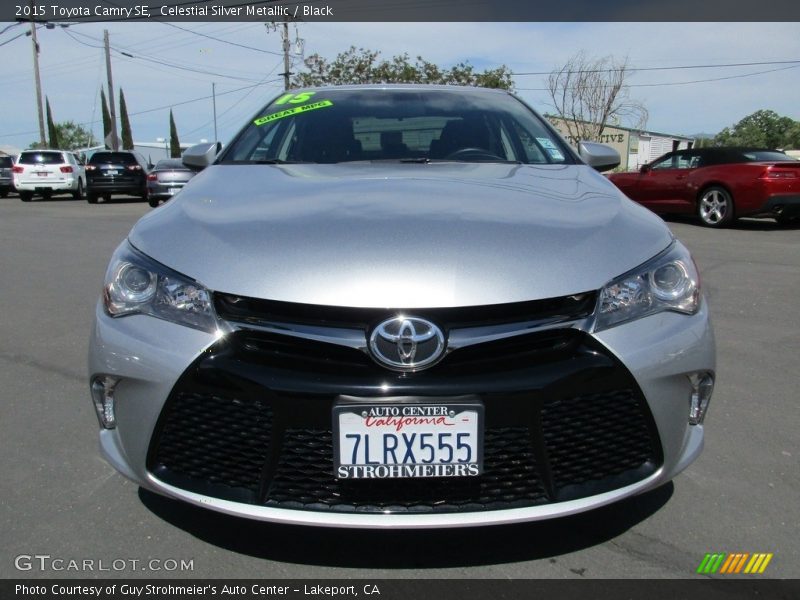 Celestial Silver Metallic / Black 2015 Toyota Camry SE
