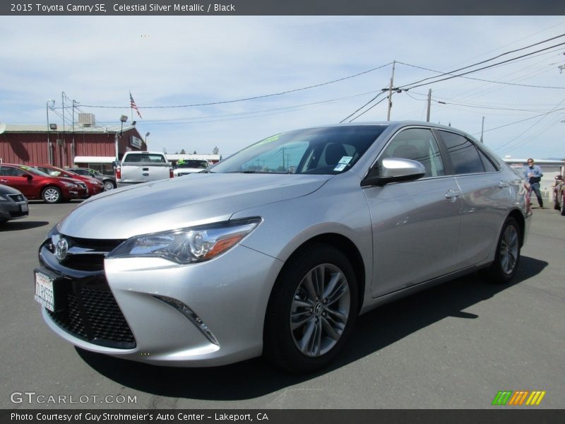 Celestial Silver Metallic / Black 2015 Toyota Camry SE