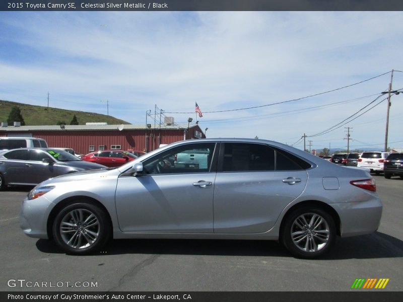 Celestial Silver Metallic / Black 2015 Toyota Camry SE