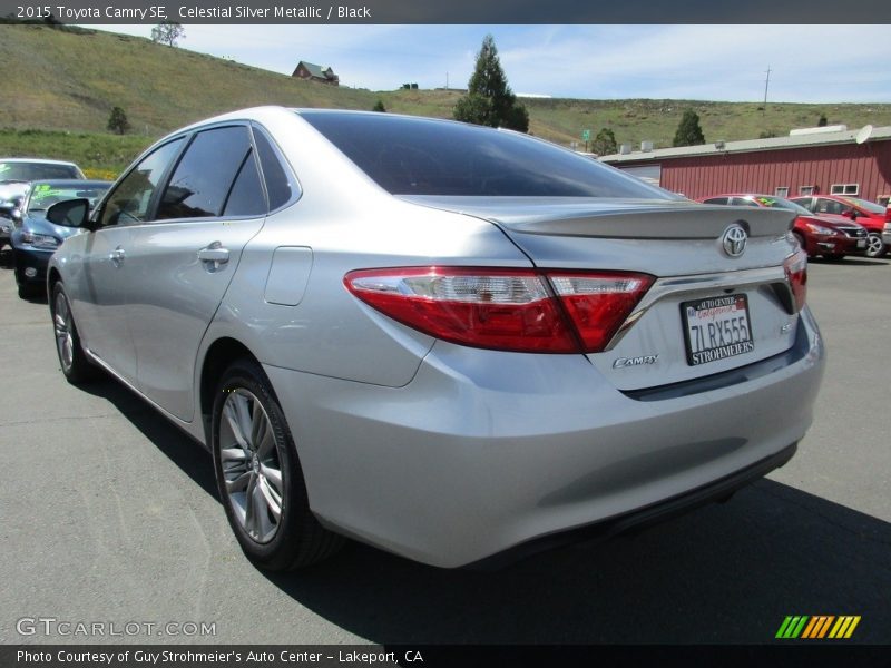 Celestial Silver Metallic / Black 2015 Toyota Camry SE