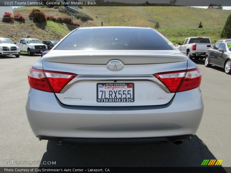 Celestial Silver Metallic / Black 2015 Toyota Camry SE