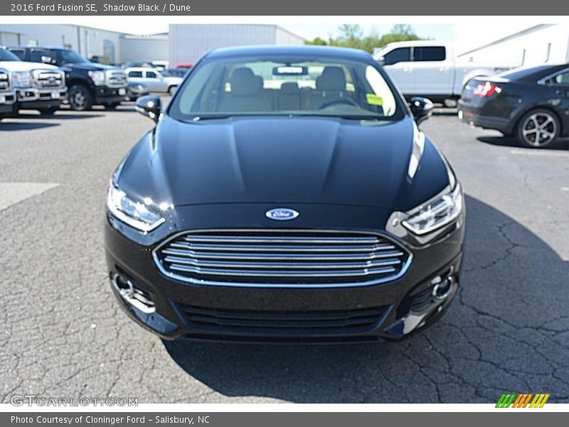 Shadow Black / Dune 2016 Ford Fusion SE