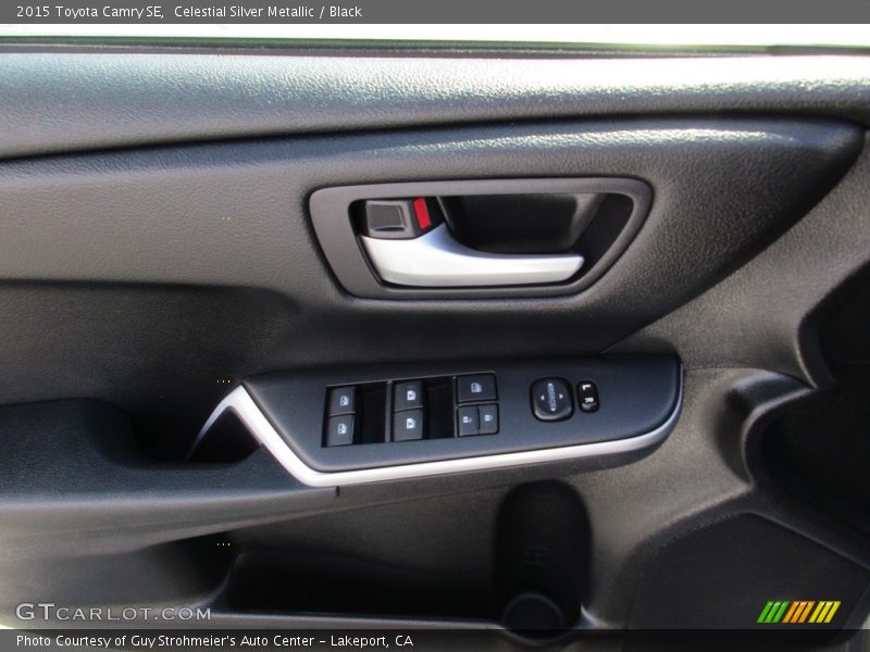 Celestial Silver Metallic / Black 2015 Toyota Camry SE