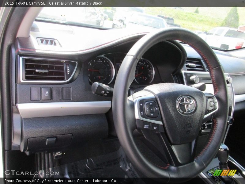 Celestial Silver Metallic / Black 2015 Toyota Camry SE