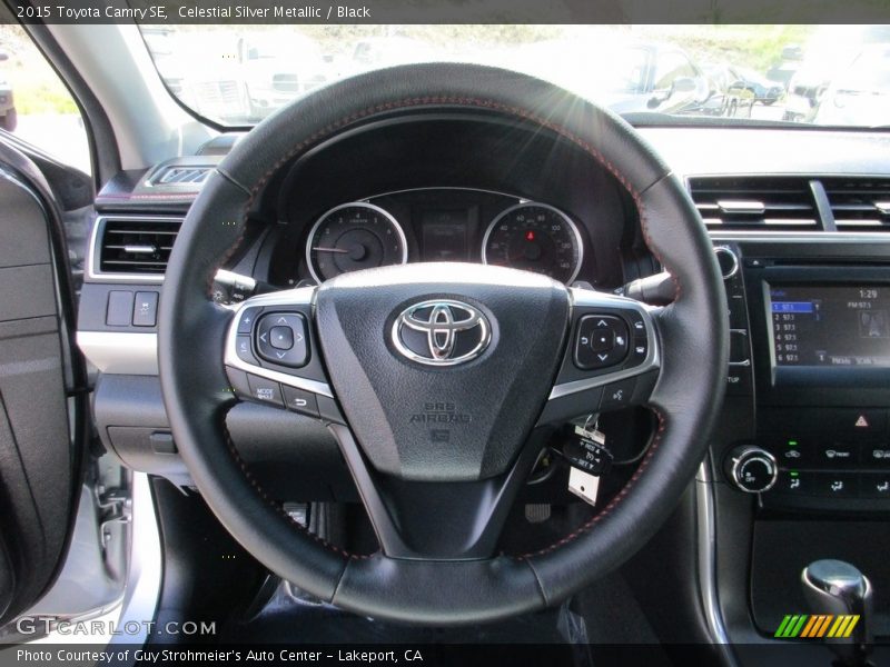 Celestial Silver Metallic / Black 2015 Toyota Camry SE