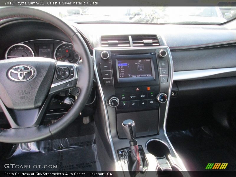 Celestial Silver Metallic / Black 2015 Toyota Camry SE