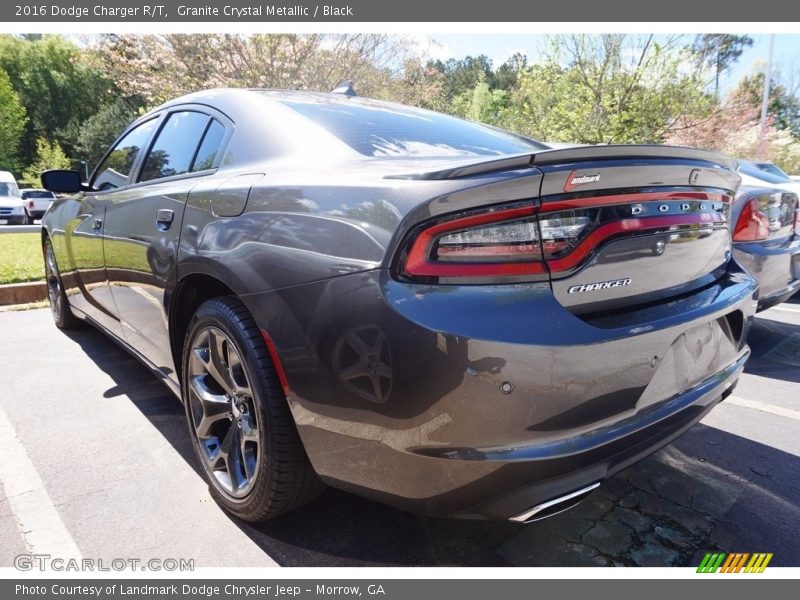 Granite Crystal Metallic / Black 2016 Dodge Charger R/T