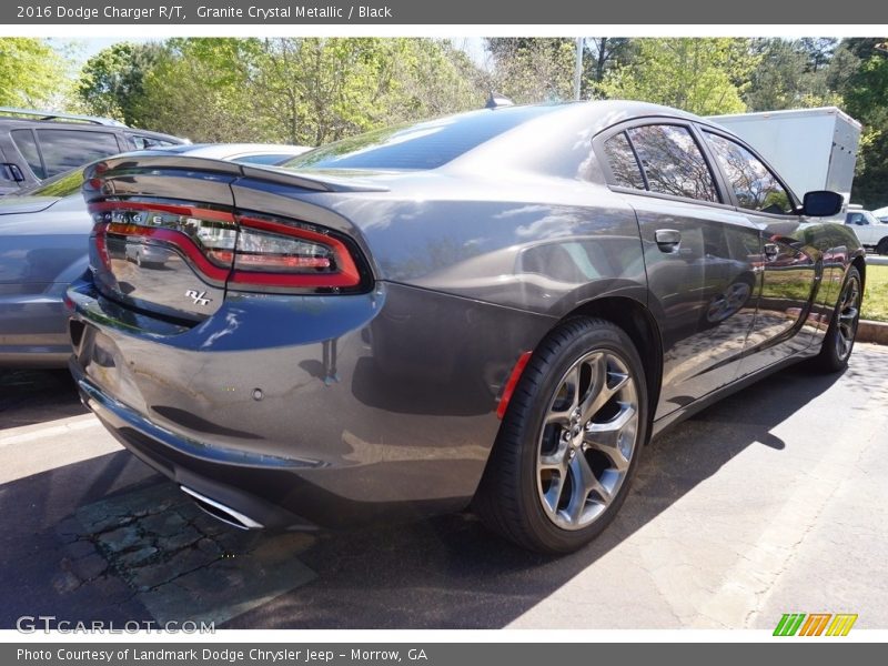Granite Crystal Metallic / Black 2016 Dodge Charger R/T