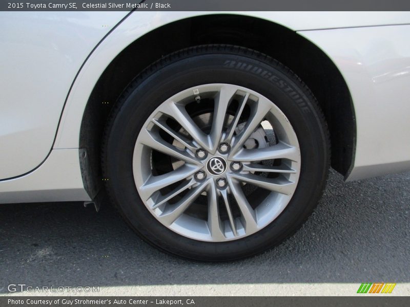 Celestial Silver Metallic / Black 2015 Toyota Camry SE