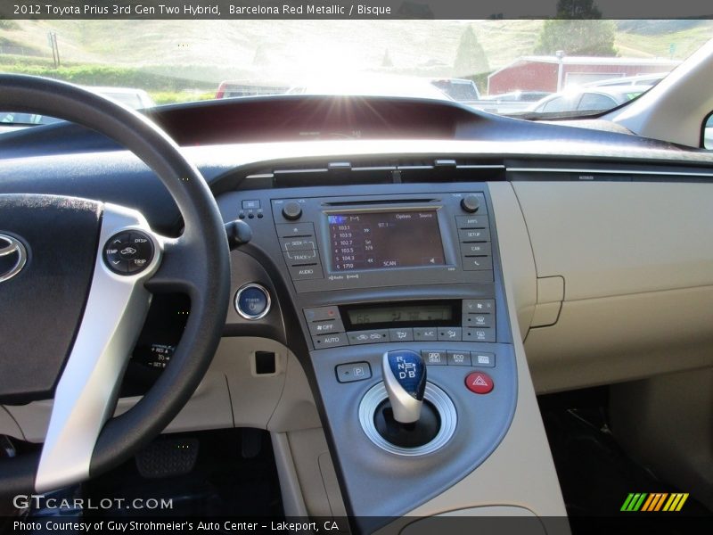 Barcelona Red Metallic / Bisque 2012 Toyota Prius 3rd Gen Two Hybrid