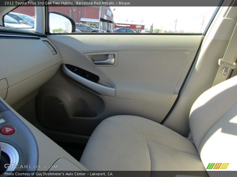 Barcelona Red Metallic / Bisque 2012 Toyota Prius 3rd Gen Two Hybrid