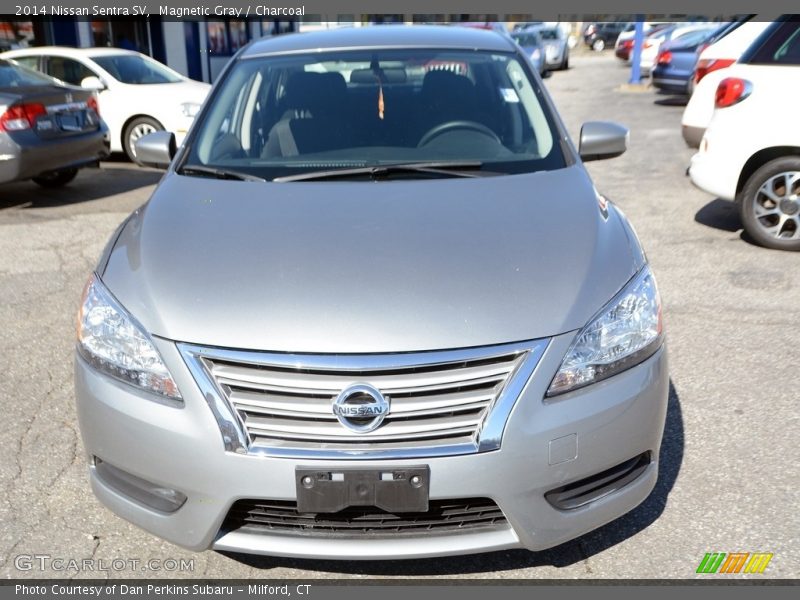 Magnetic Gray / Charcoal 2014 Nissan Sentra SV