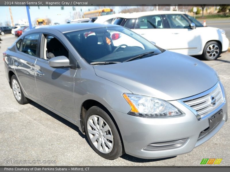 Magnetic Gray / Charcoal 2014 Nissan Sentra SV