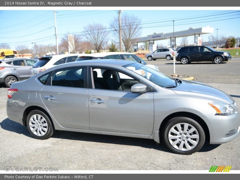 Magnetic Gray / Charcoal 2014 Nissan Sentra SV