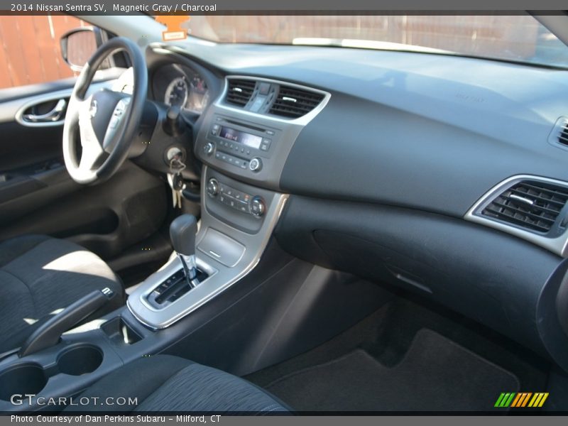 Magnetic Gray / Charcoal 2014 Nissan Sentra SV