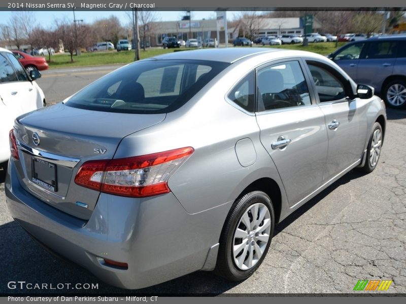 Magnetic Gray / Charcoal 2014 Nissan Sentra SV