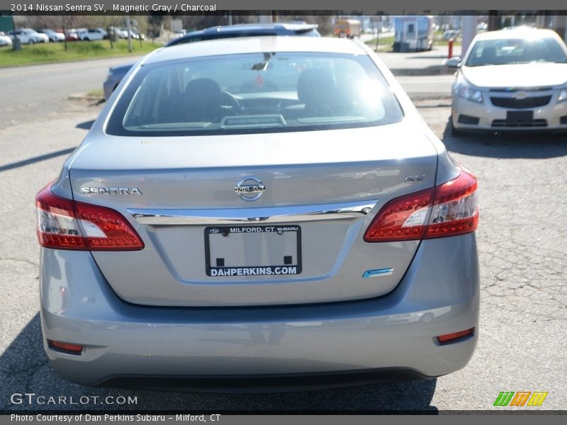 Magnetic Gray / Charcoal 2014 Nissan Sentra SV