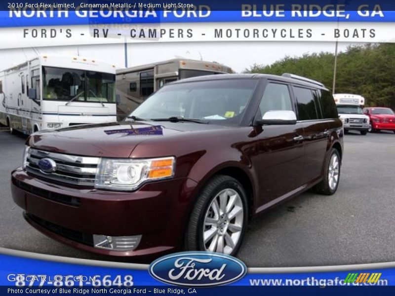 Cinnamon Metallic / Medium Light Stone 2010 Ford Flex Limited