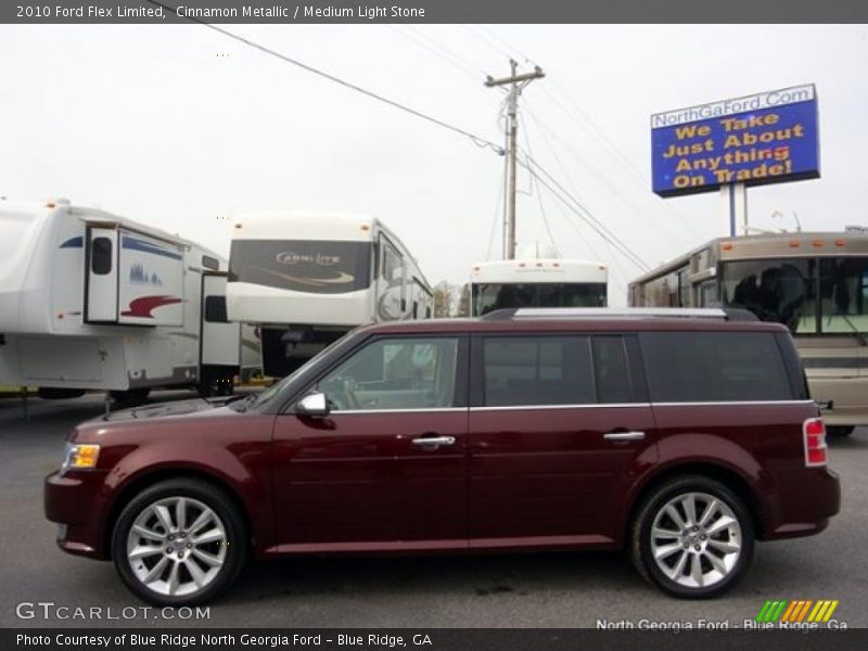 Cinnamon Metallic / Medium Light Stone 2010 Ford Flex Limited