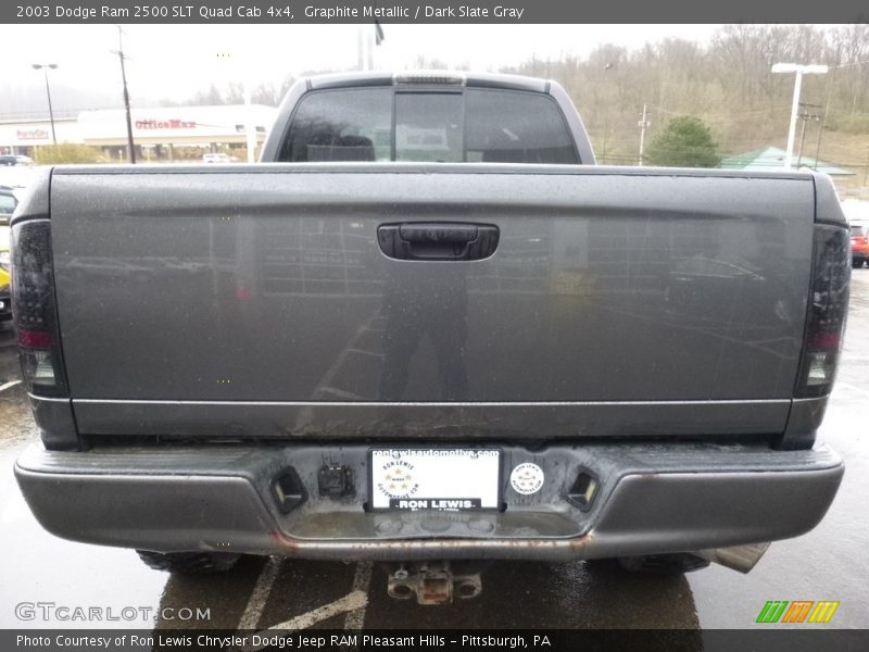 Graphite Metallic / Dark Slate Gray 2003 Dodge Ram 2500 SLT Quad Cab 4x4