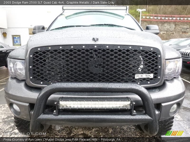 Graphite Metallic / Dark Slate Gray 2003 Dodge Ram 2500 SLT Quad Cab 4x4