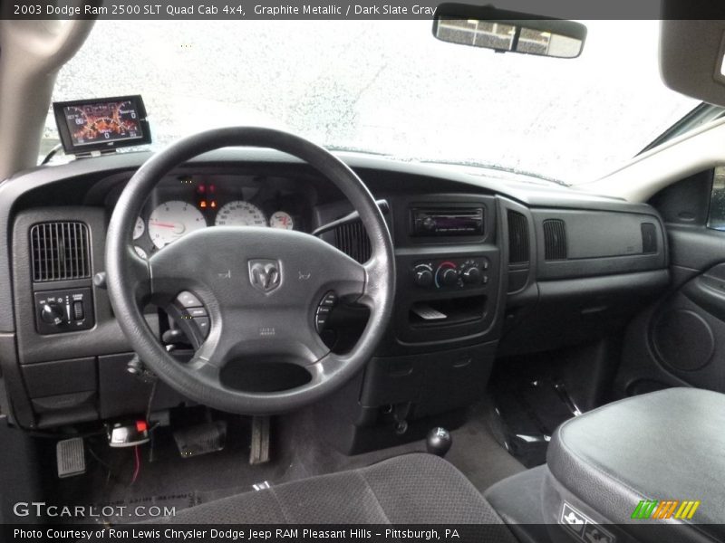 Graphite Metallic / Dark Slate Gray 2003 Dodge Ram 2500 SLT Quad Cab 4x4
