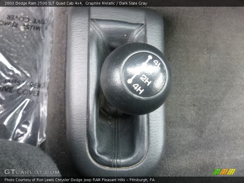 Graphite Metallic / Dark Slate Gray 2003 Dodge Ram 2500 SLT Quad Cab 4x4