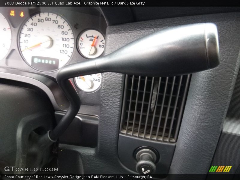 Graphite Metallic / Dark Slate Gray 2003 Dodge Ram 2500 SLT Quad Cab 4x4