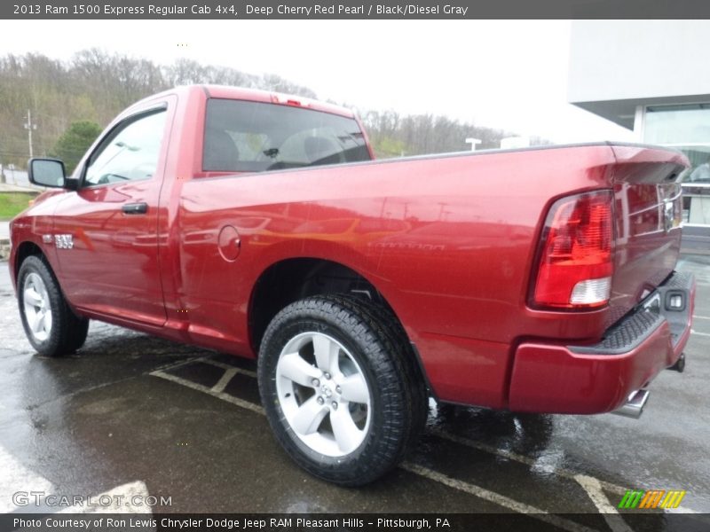 Deep Cherry Red Pearl / Black/Diesel Gray 2013 Ram 1500 Express Regular Cab 4x4