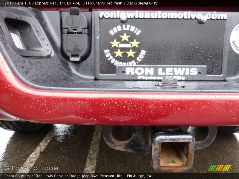 Deep Cherry Red Pearl / Black/Diesel Gray 2013 Ram 1500 Express Regular Cab 4x4