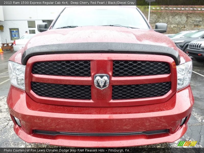 Deep Cherry Red Pearl / Black/Diesel Gray 2013 Ram 1500 Express Regular Cab 4x4