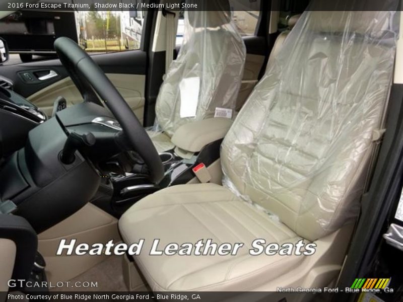 Shadow Black / Medium Light Stone 2016 Ford Escape Titanium