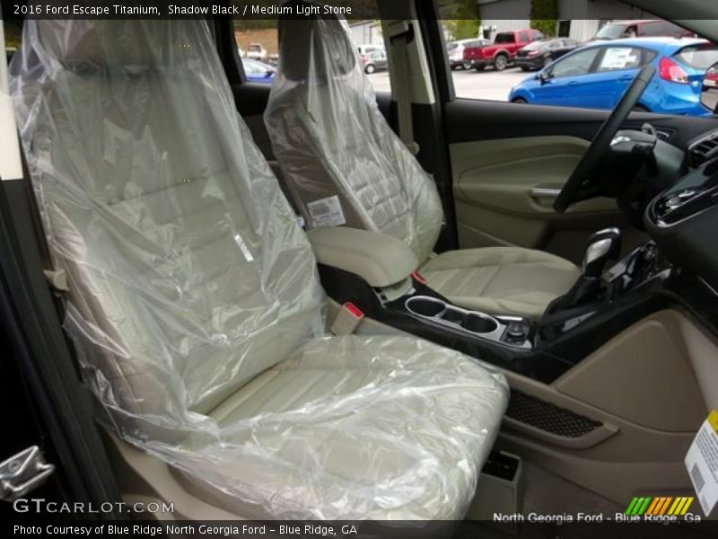 Shadow Black / Medium Light Stone 2016 Ford Escape Titanium