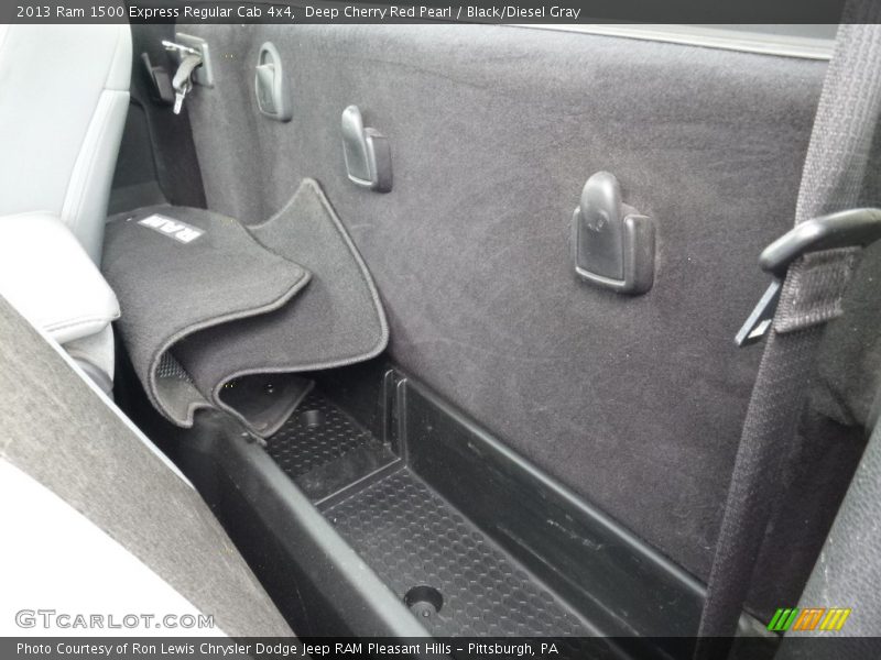 Deep Cherry Red Pearl / Black/Diesel Gray 2013 Ram 1500 Express Regular Cab 4x4
