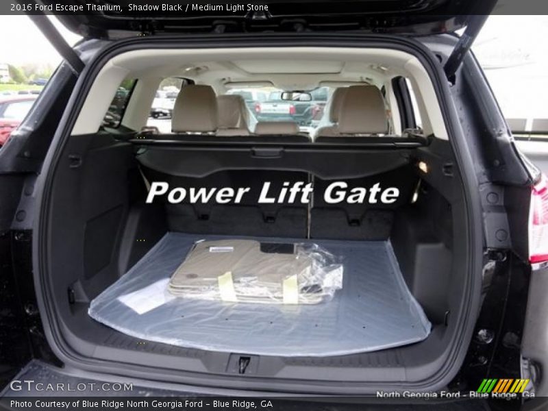 Shadow Black / Medium Light Stone 2016 Ford Escape Titanium