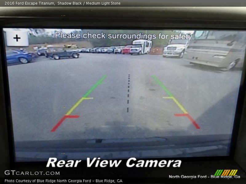 Shadow Black / Medium Light Stone 2016 Ford Escape Titanium