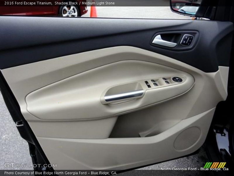 Shadow Black / Medium Light Stone 2016 Ford Escape Titanium