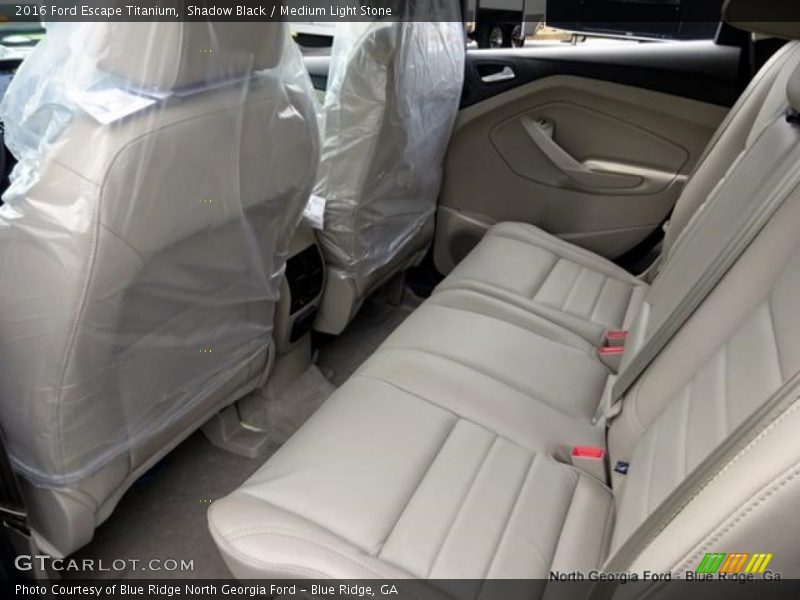 Shadow Black / Medium Light Stone 2016 Ford Escape Titanium