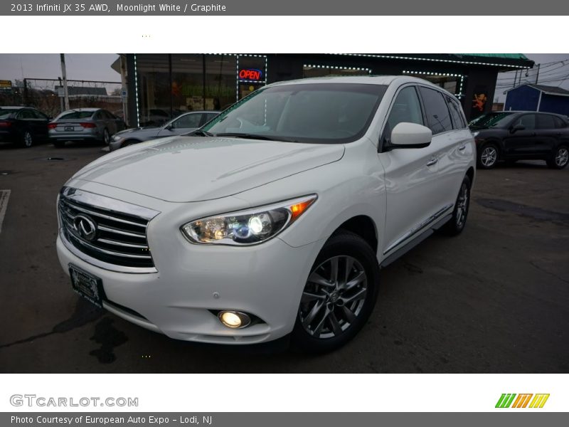 Moonlight White / Graphite 2013 Infiniti JX 35 AWD