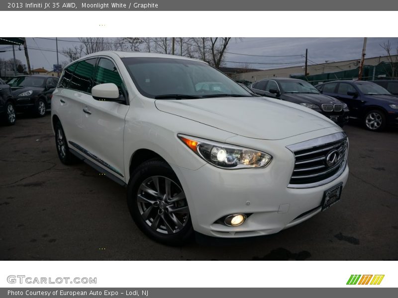 Moonlight White / Graphite 2013 Infiniti JX 35 AWD