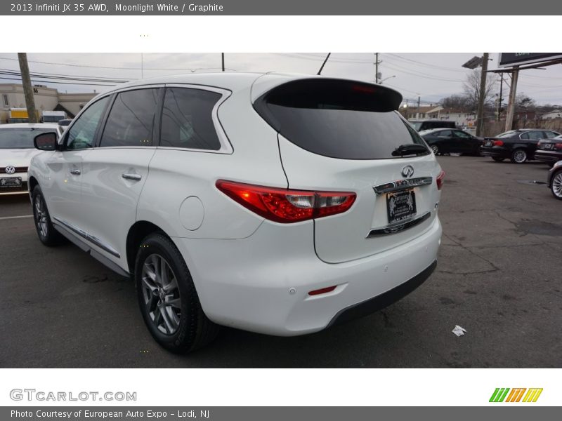 Moonlight White / Graphite 2013 Infiniti JX 35 AWD