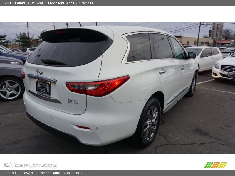 Moonlight White / Graphite 2013 Infiniti JX 35 AWD