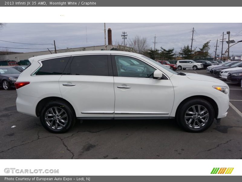 Moonlight White / Graphite 2013 Infiniti JX 35 AWD