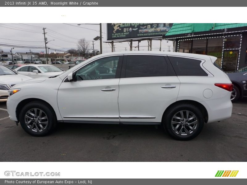 Moonlight White / Graphite 2013 Infiniti JX 35 AWD